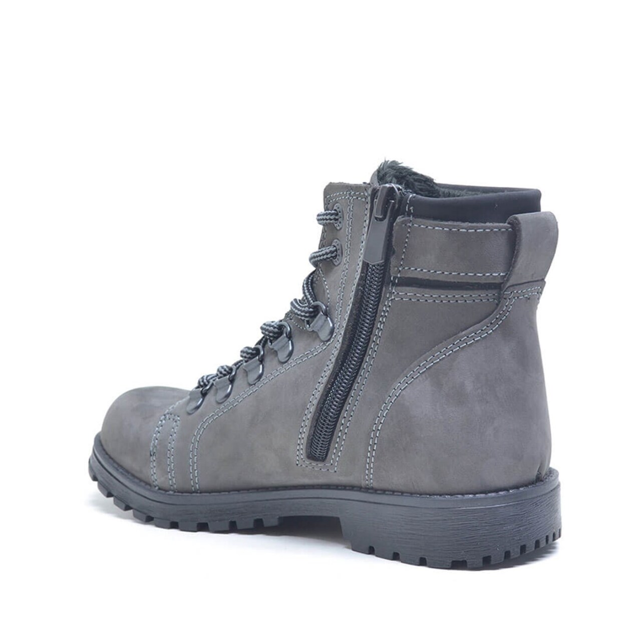 Rakerplus Griffon Hakiki Deri Fermuarlı Kışlık Unisex Çocuk Bot - 3