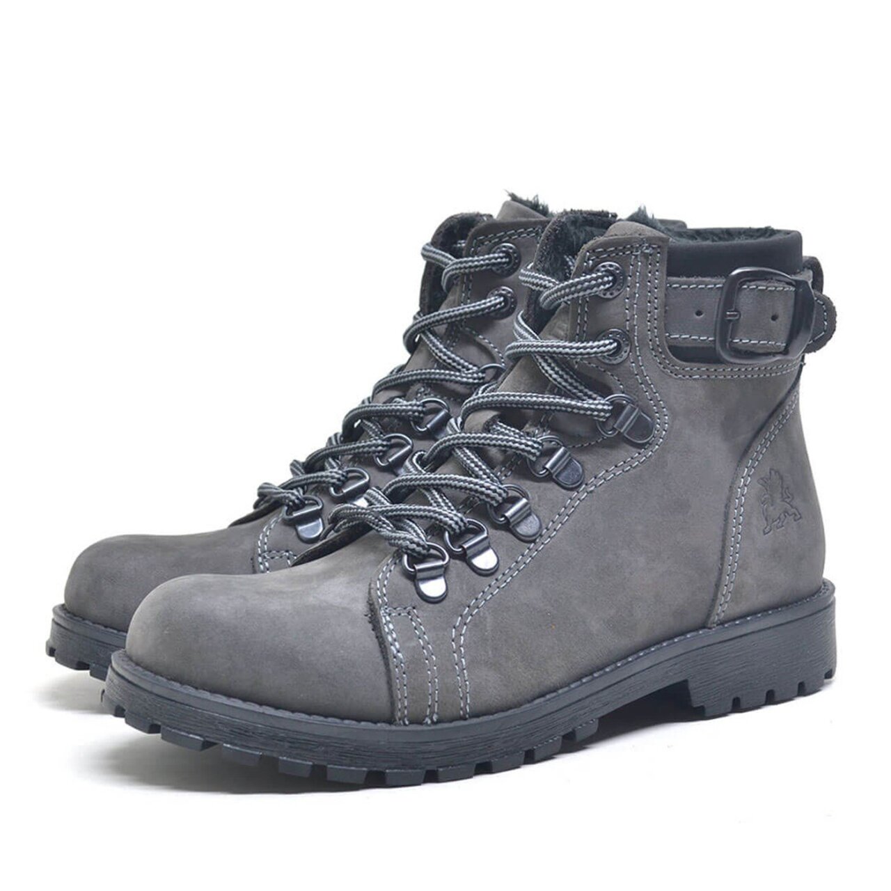 Rakerplus Griffon Hakiki Deri Fermuarlı Kışlık Unisex Çocuk Bot - 4