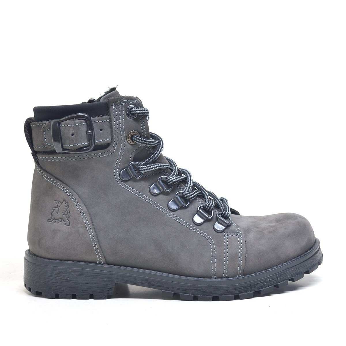 Rakerplus Griffon Hakiki Deri Fermuarlı Kışlık Unisex Çocuk Bot - 2