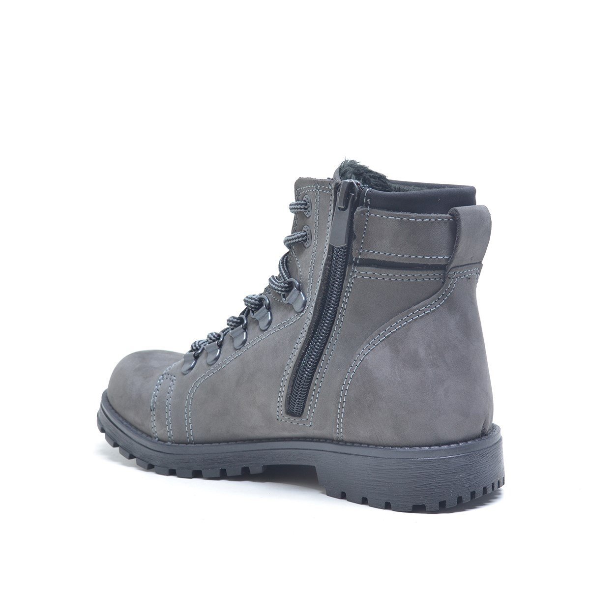 Rakerplus Griffon Hakiki Deri Fermuarlı Kışlık Unisex Çocuk Bot - 3