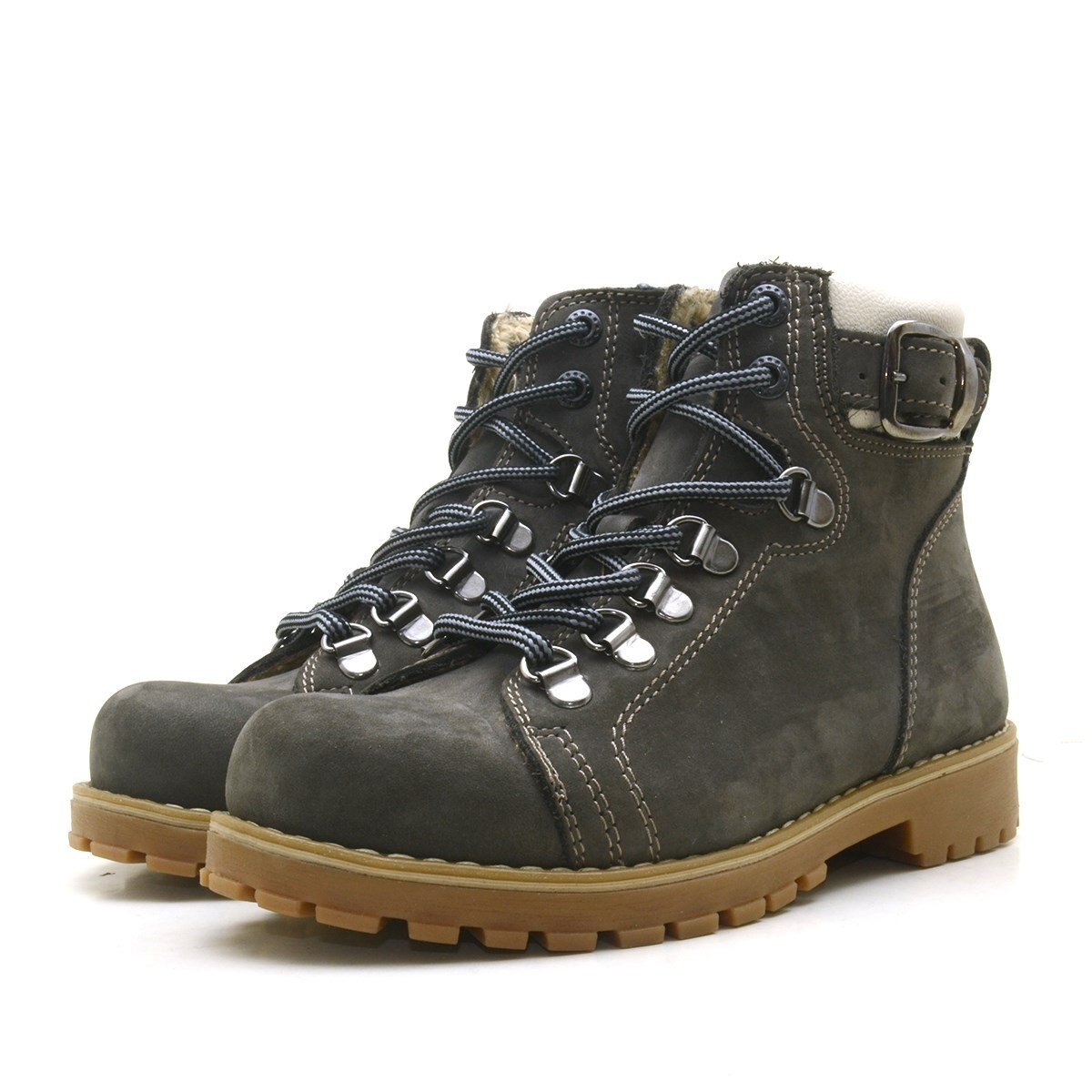 Rakerplus Griffon Hakiki Deri Fermuarlı Kışlık Unisex Çocuk Bot - 4