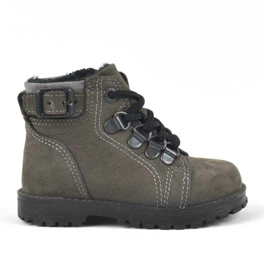 Rakerplus Griffon Hakiki Deri Fermuarlı Kışlık Unisex Çocuk Bot - 2