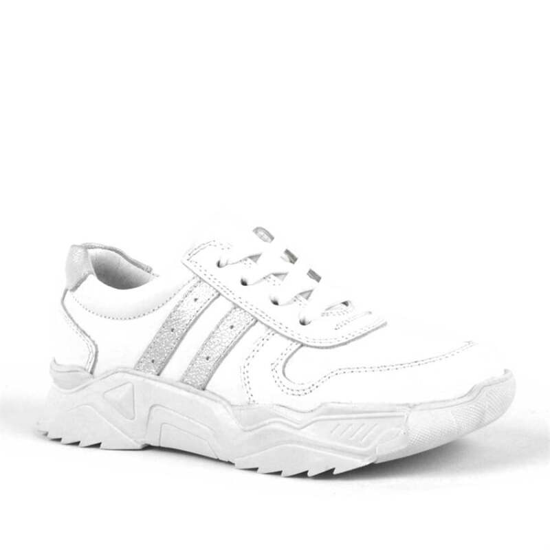 Rakerplus Hakiki Deri Kız Çocuk Sneakers Ayakkabı - 1