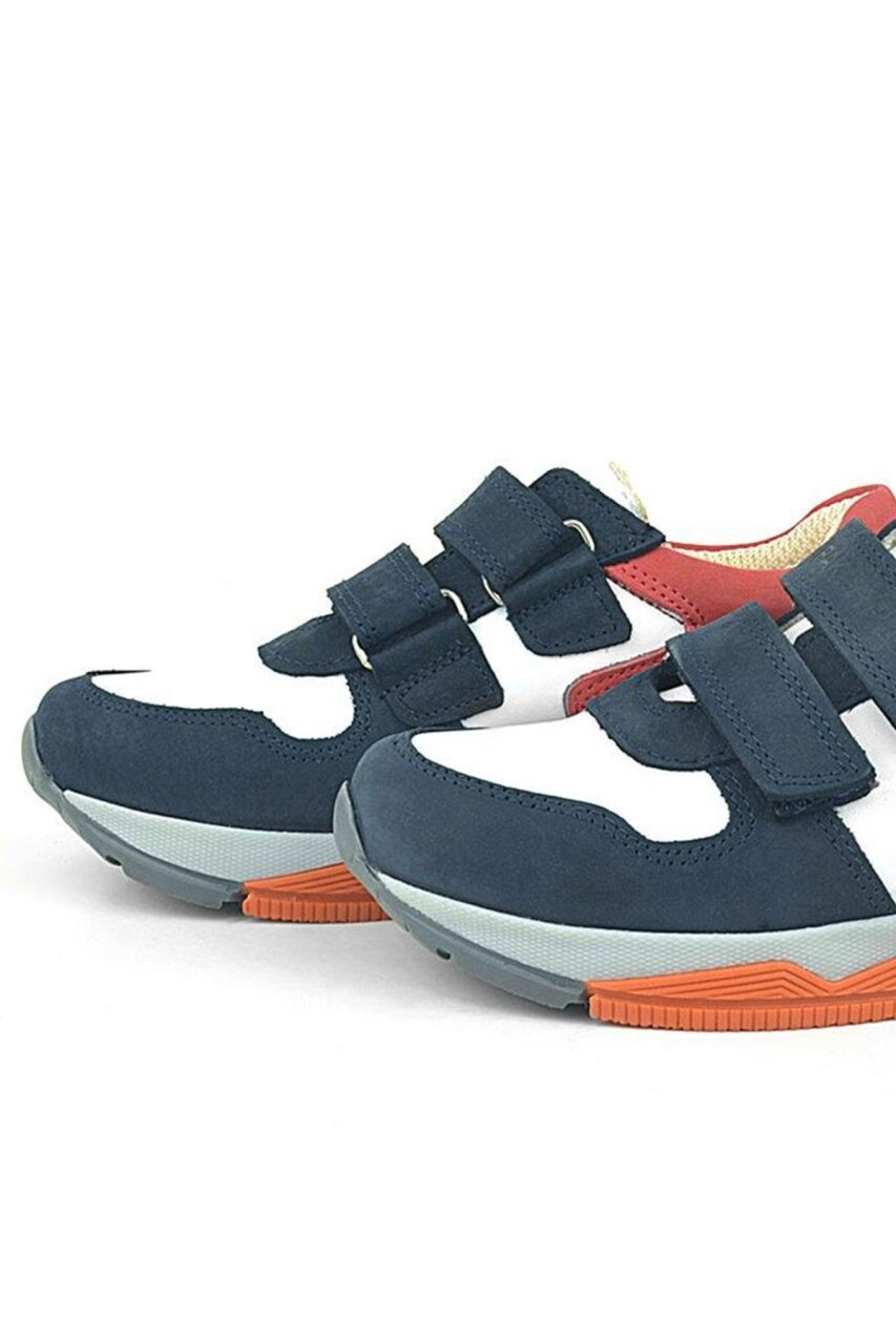 Rakerplus Hakiki Deri Lacivert Çocuk Sneakers Spor Ayakkabı - 7