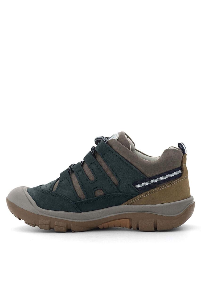 Rakerplus Hakiki Deri Lacivert Kum Bağcıklı Çocuk Outdoor Ayakkabı - 5