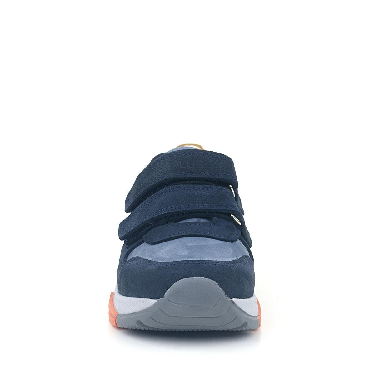Rakerplus Hakiki Deri Lacivert Taba Çocuk Sneakers Spor Ayakkabı - 3