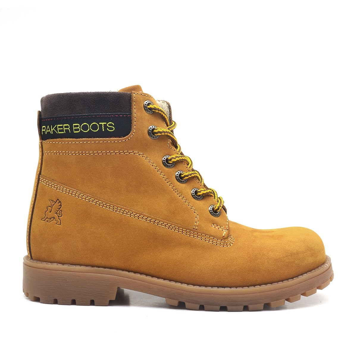 Rakerplus Neson Hakiki Deri Rahat Sarı Fermuarlı Unisex Çocuk Bot - 2