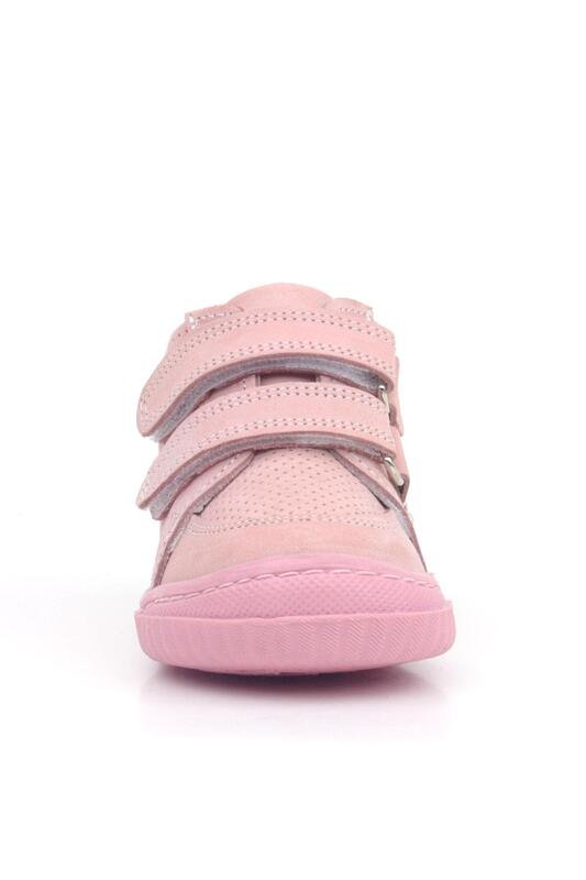 Rakerplus Raya Hakiki Deri Pembe Cırtlı Kız Bebek Bot - 3
