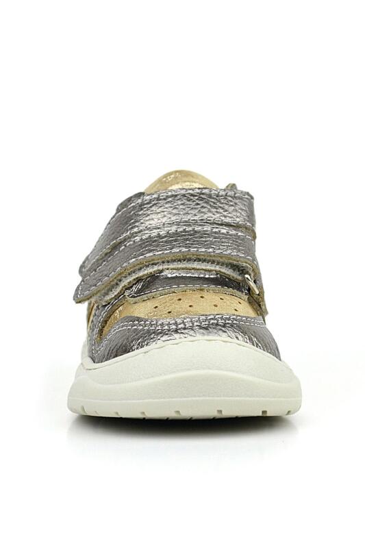 Rakerplus Schaggy Hakiki Deri Gold Bebek Spor Ayakkabı - 3