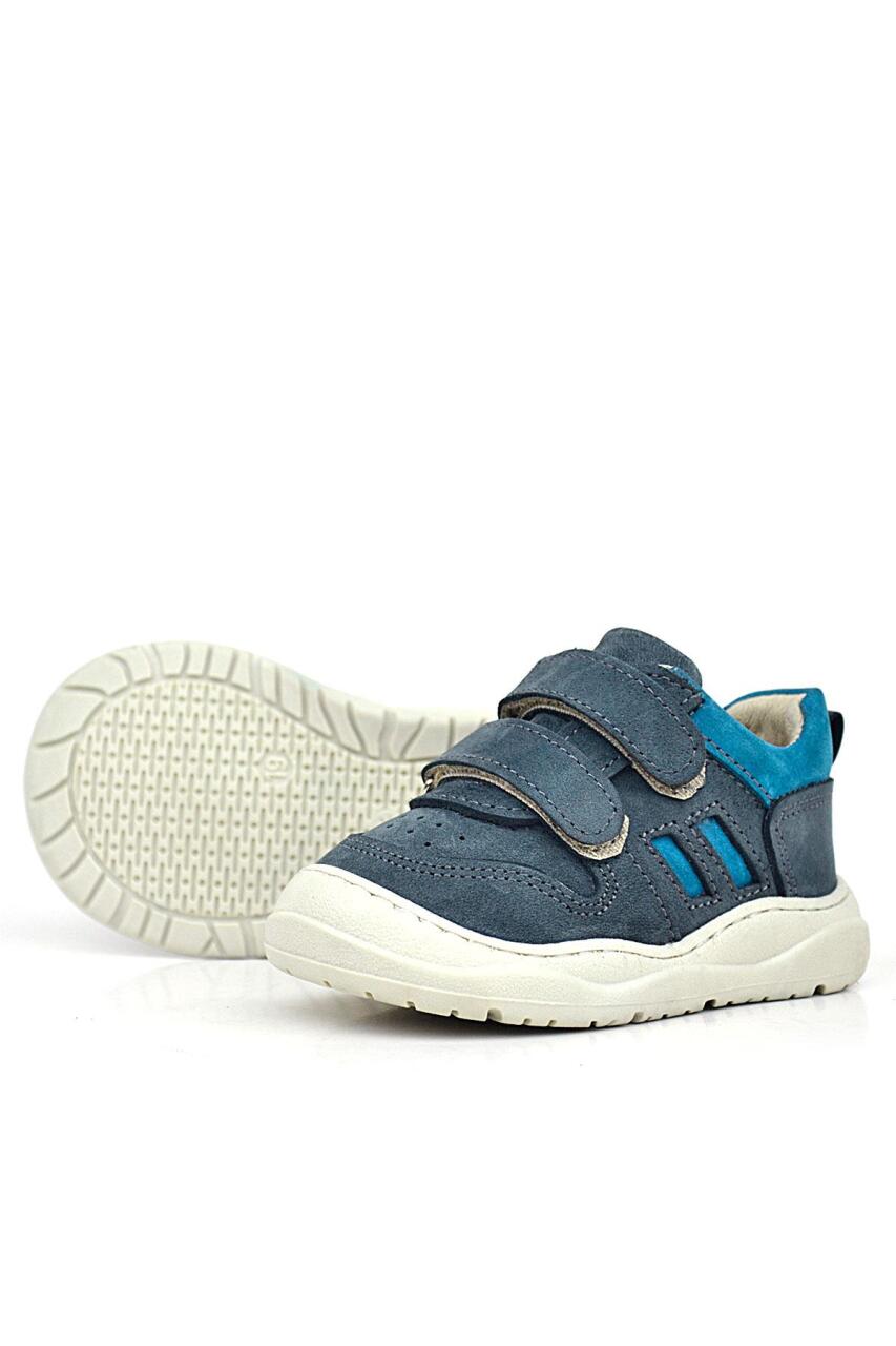 Rakerplus Schaggy Hakiki Deri Gri Bebek Spor Ayakkabı - 4