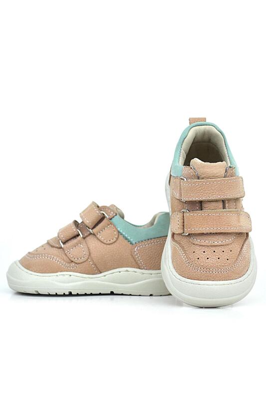 Rakerplus Schaggy Hakiki Deri Pudra Bebek Spor Ayakkabı - 6