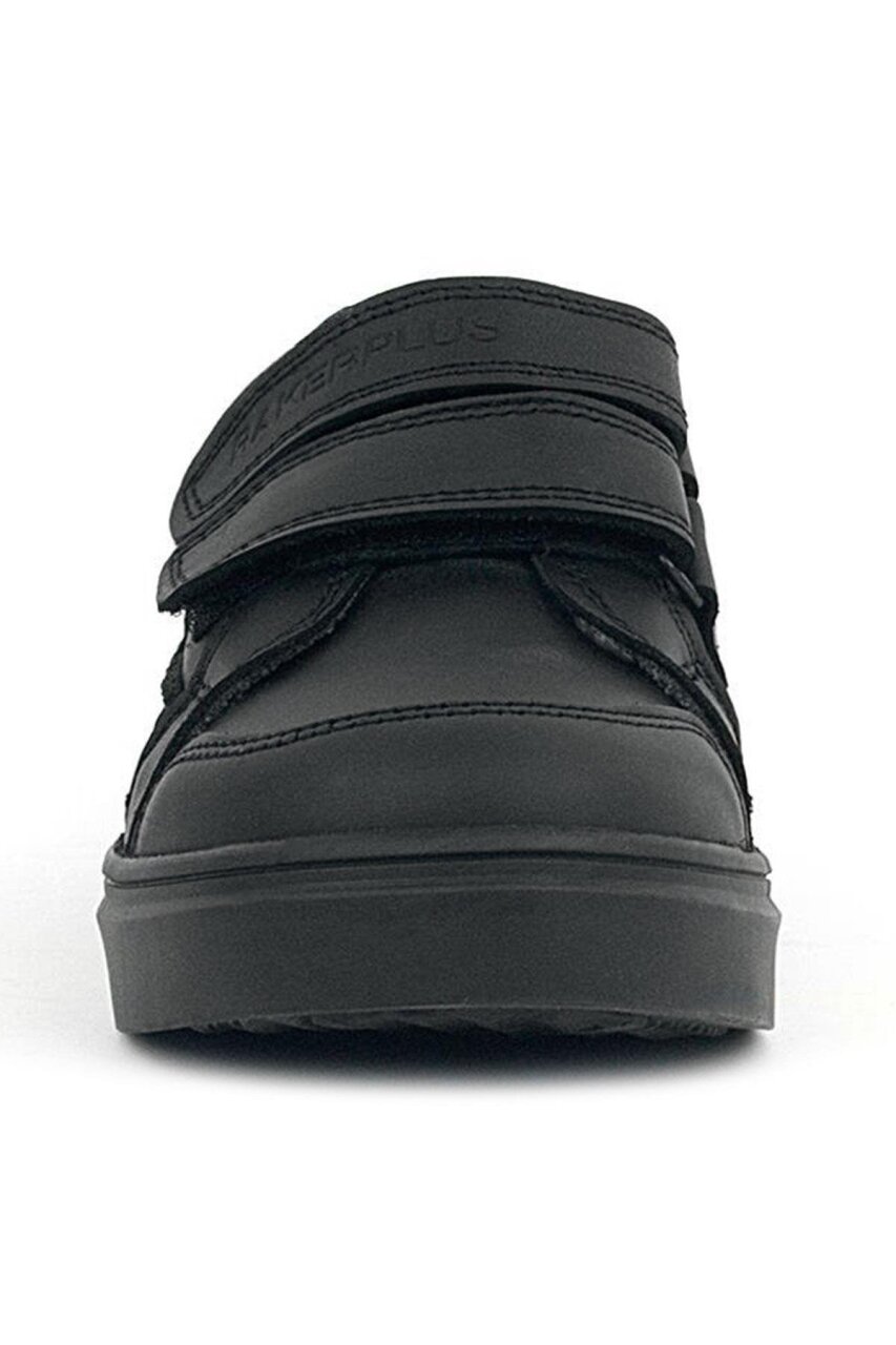 Rakerplus Siyah Hakiki Deri Cırtlı Erkek Çocuk Sneaker Ayakkabı - 3