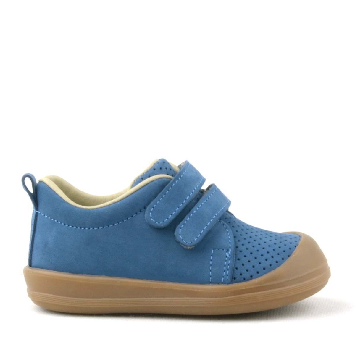 Rakerplus Sonic Hakiki Deri Lacivert Cırtlı Anatomik Bebek Spor Ayakkabı Sneaker - 3