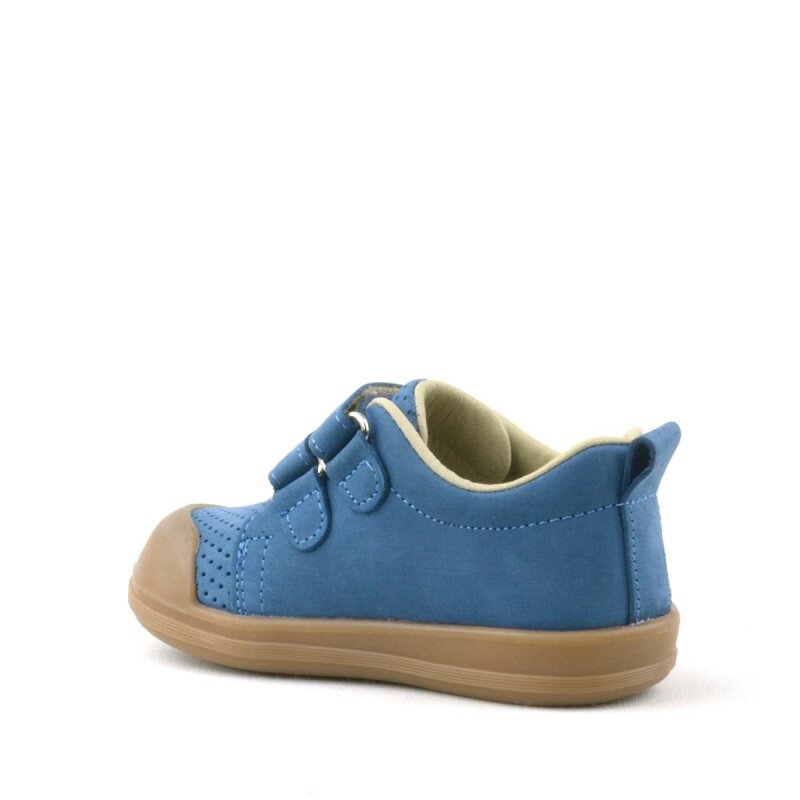 Rakerplus Sonic Hakiki Deri Lacivert Cırtlı Anatomik Bebek Spor Ayakkabı Sneaker - 4