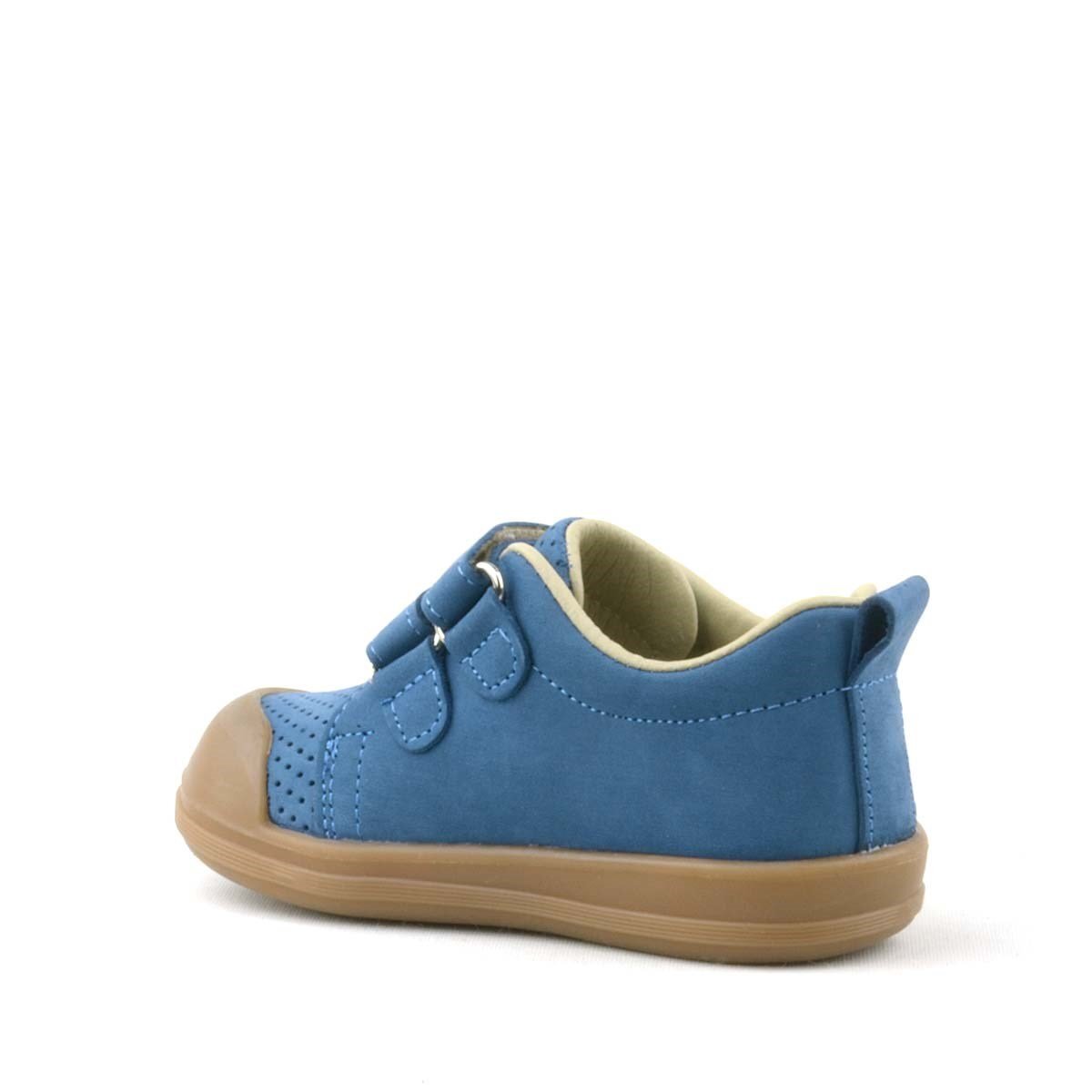 Rakerplus Sonic Hakiki Deri Lacivert Cırtlı Anatomik Bebek Spor Ayakkabı Sneaker - 4