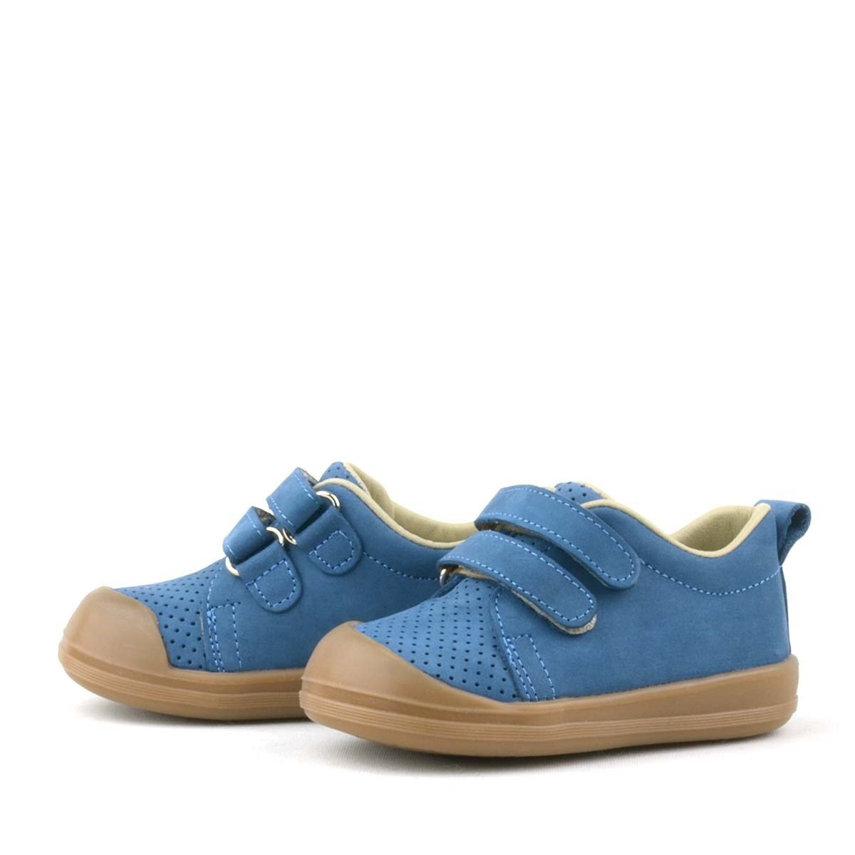 Rakerplus Sonic Hakiki Deri Lacivert Cırtlı Anatomik Bebek Spor Ayakkabı Sneaker - 6