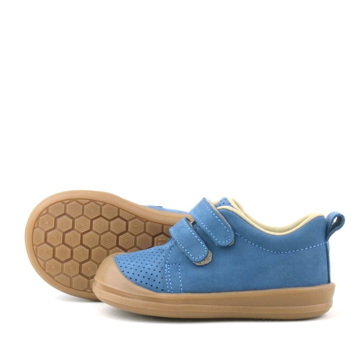 Rakerplus Sonic Hakiki Deri Lacivert Cırtlı Anatomik Bebek Spor Ayakkabı Sneaker - 7
