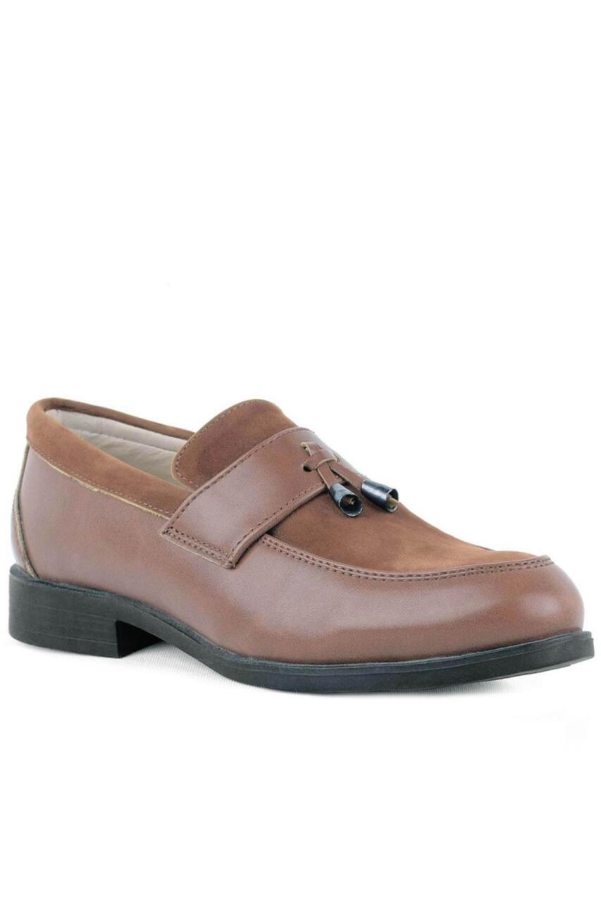 Rakerplus Taba Klasik Loafer Erkek Çocuk Ayakkabı - 1