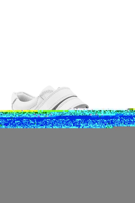 Rakerplus Tbons Özel Tasarım Hakiki Deri Beyaz Kız Çocuk Sneakers Ayakkabı - 2
