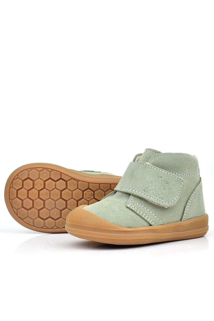 Rakerplus Yoohoo Hakiki Deri Açık Yeşil Cırtlı Unisex Bebek Bot - 5