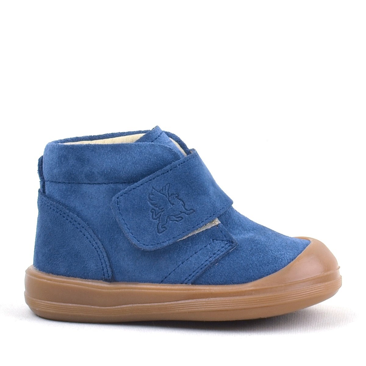 Rakerplus Yoohoo Hakiki Deri Lacivert Cırtlı Unisex Bebek Bot - 2