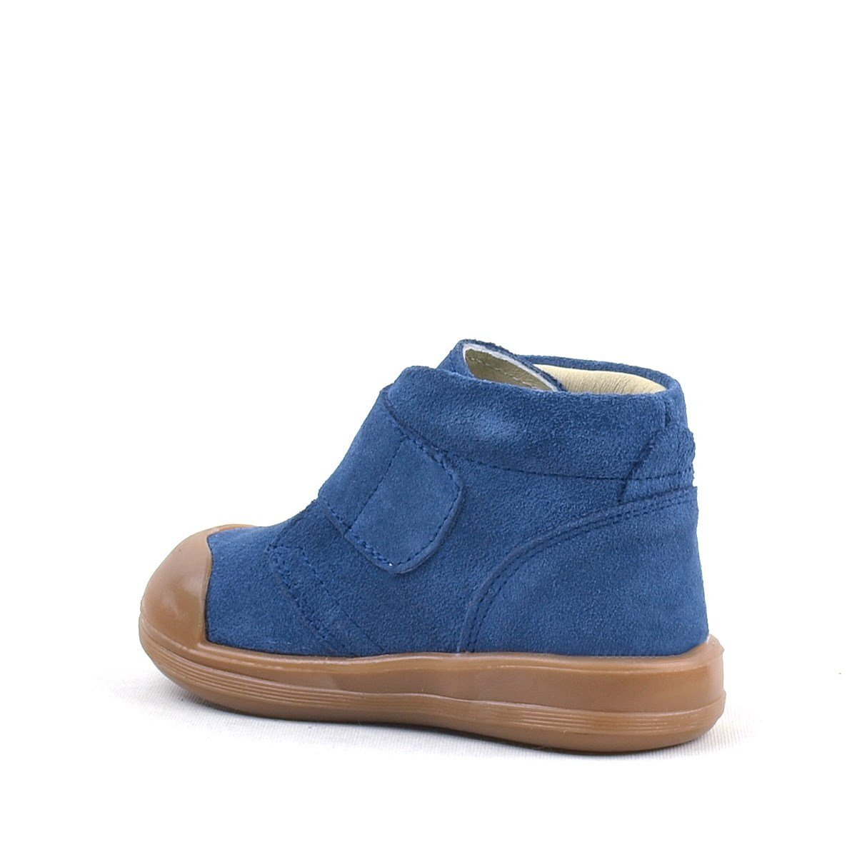 Rakerplus Yoohoo Hakiki Deri Lacivert Cırtlı Unisex Bebek Bot - 3