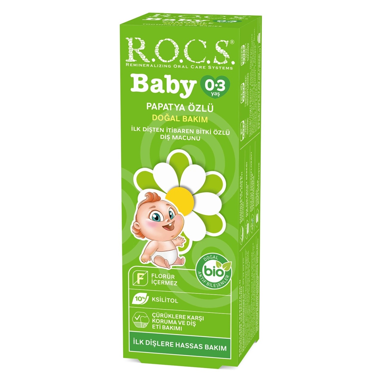 R.O.C.S.Baby Diş Macunu 0-3 Yaş 35 ml Papatya - 1