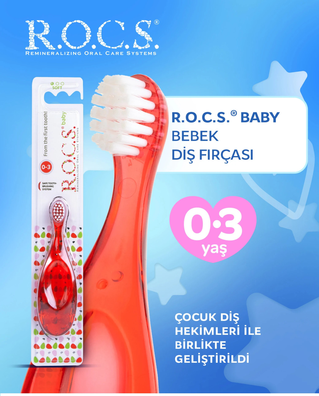 R.O.C.S.Baby Ekstra Soft Diş Fırçası 0-3 Yaş - 2