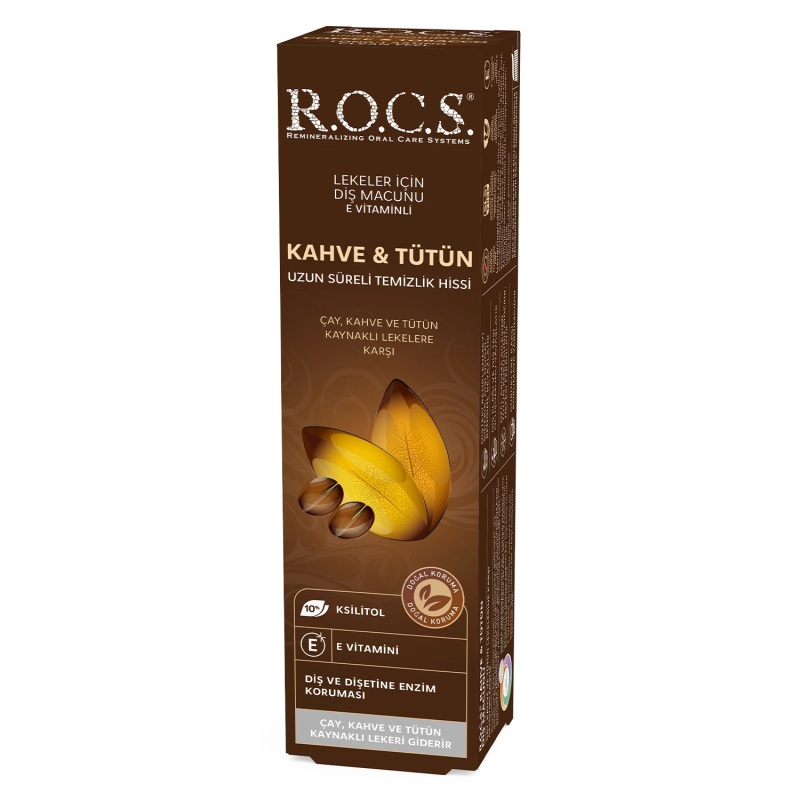 R.O.C.S.Kahve ve Tütün Lekelerine Karşı Diş Macunu 60ml - 1