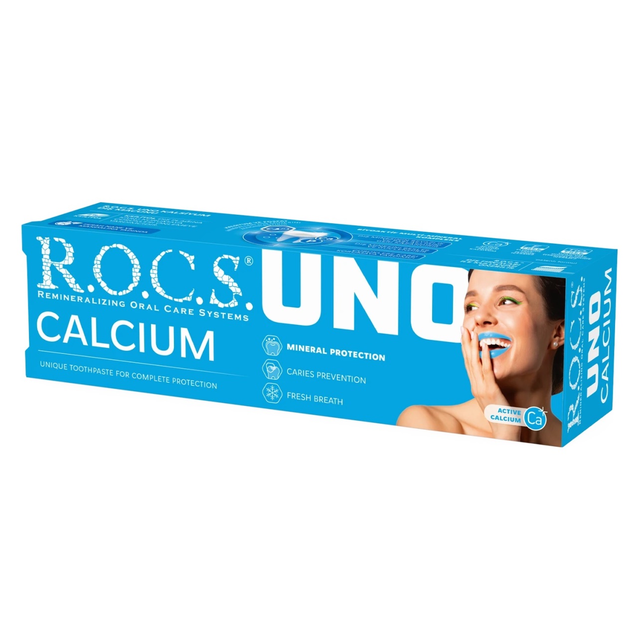 R.O.C.S.Uno Kalsiyum Tam Koruma Diş Macunu 60 ml - 2
