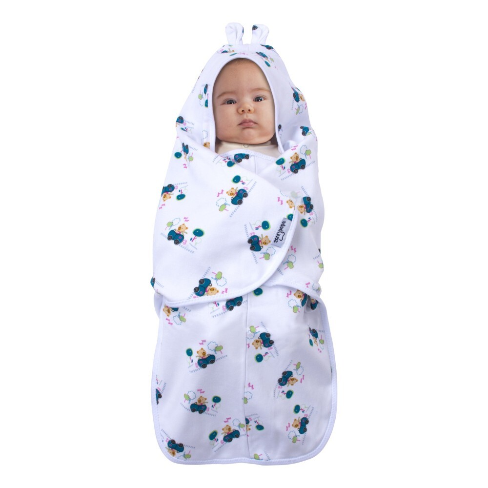 Sevi Bebe İnterlok Bel Koruyuculu Kundak ART-558 Arabalı Ayı - 3