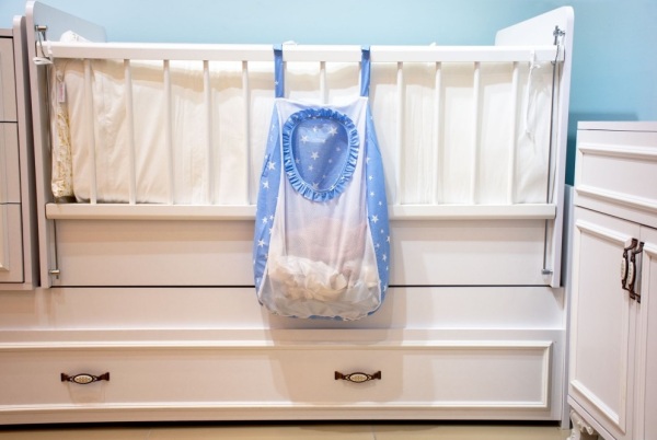 حقيبة غسيل الملابس المتسخة ART-83 من سيفي بيبي، نجمة زرقاء - 4