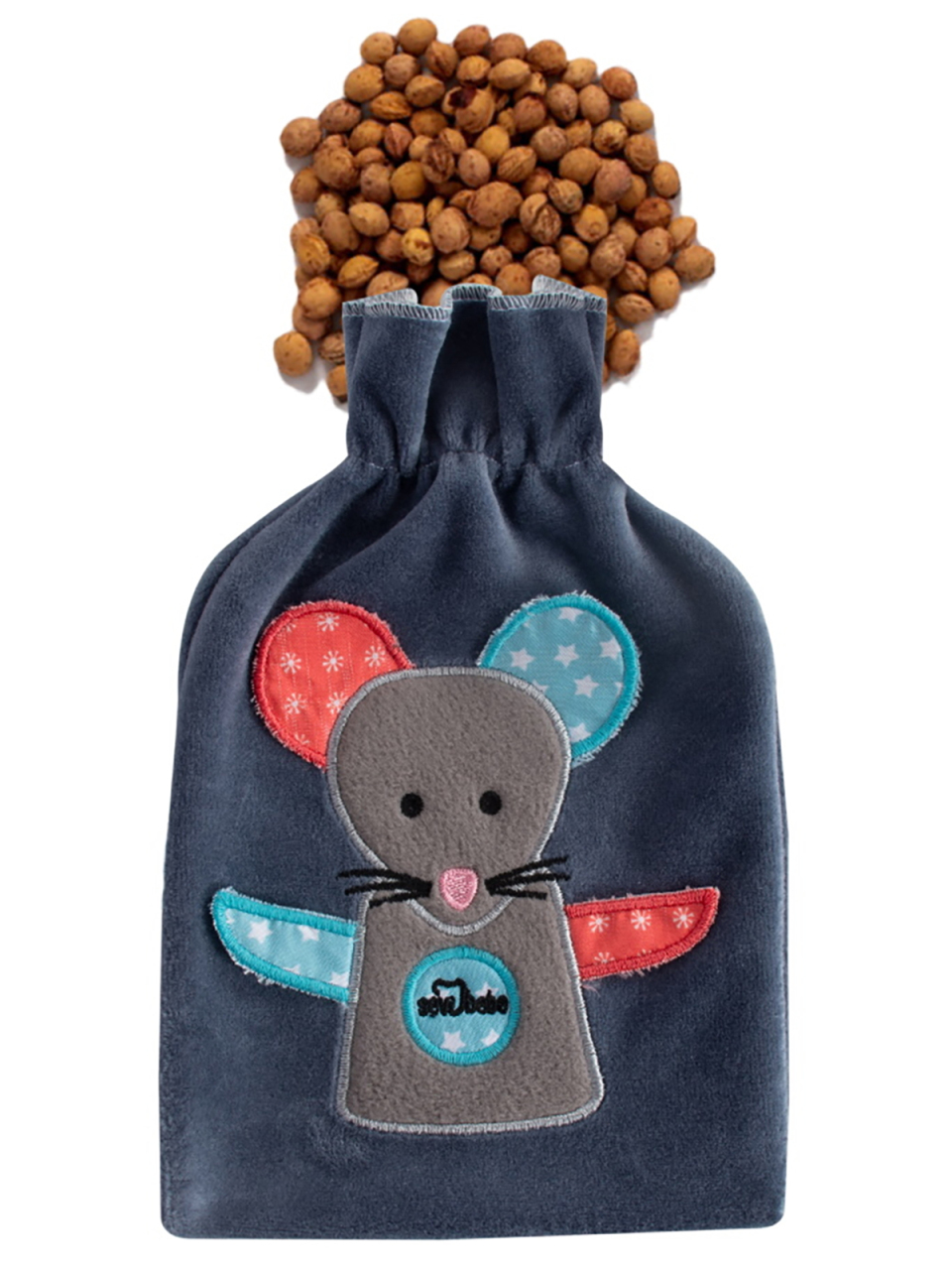 وسادة بذور الكرز من سيفي بيبي كارمينيتيف ART-687 رمادية - 1