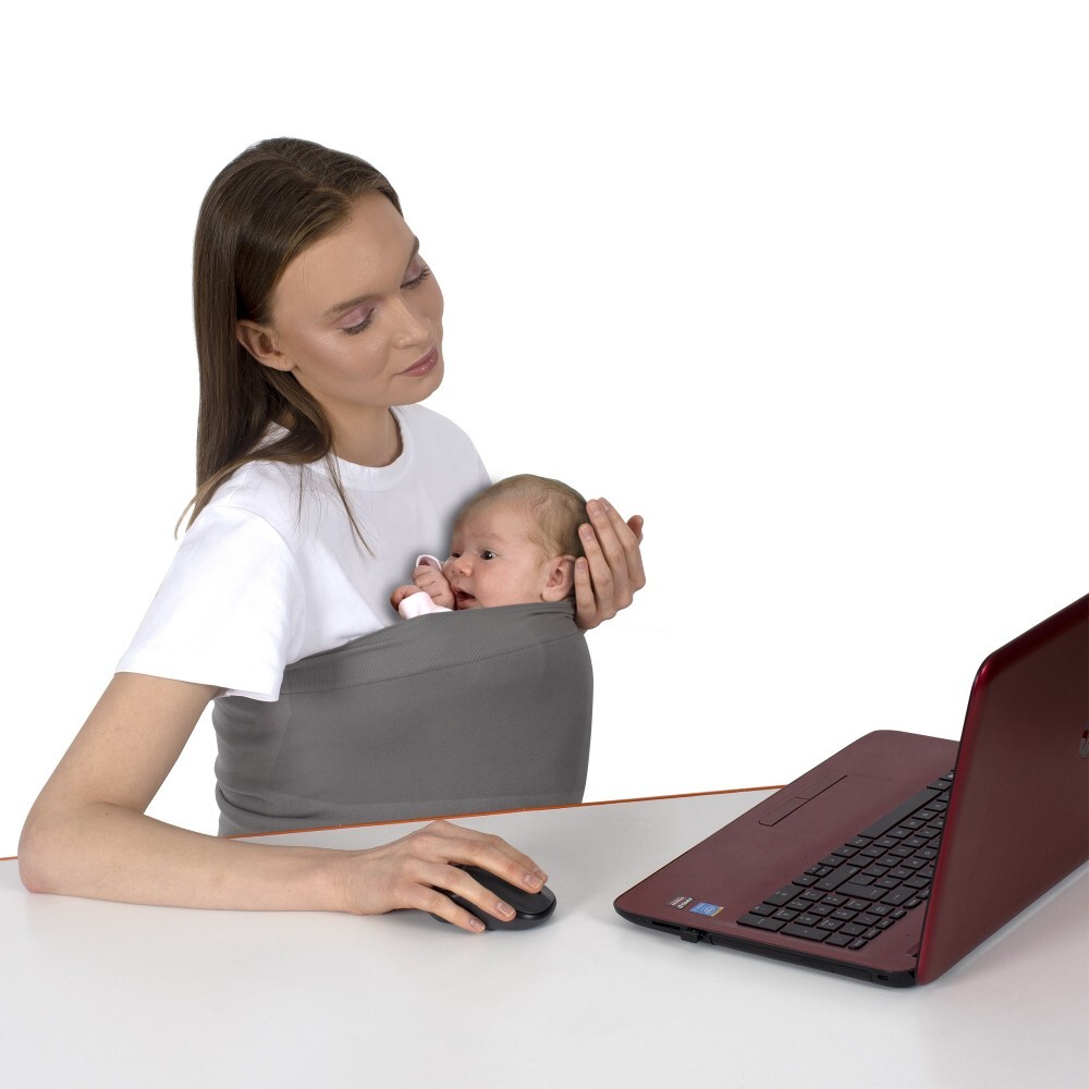 Sevi Bebe Anne Sıcaklığı Sling ART-573 Gri - 4