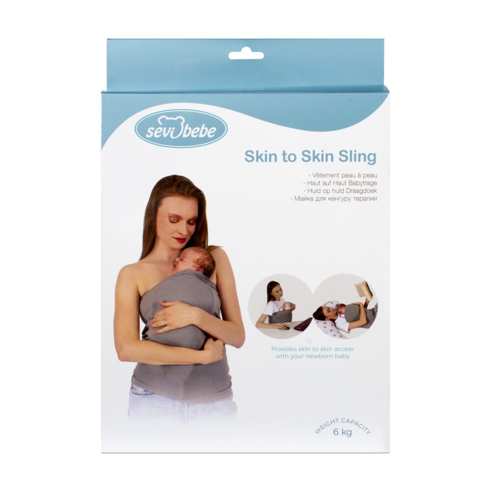 Sevi Bebe Anne Sıcaklığı Sling ART-573 Gri - 5