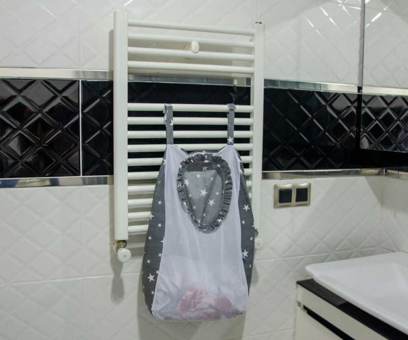 Sevi Bebe Kirli Çamaşır Torbası ART-83 Gri Yıldız - 6