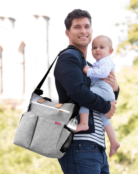 حقيبة سكيب هوب ديو الأصلية باللون الرمادي المختلط - 5