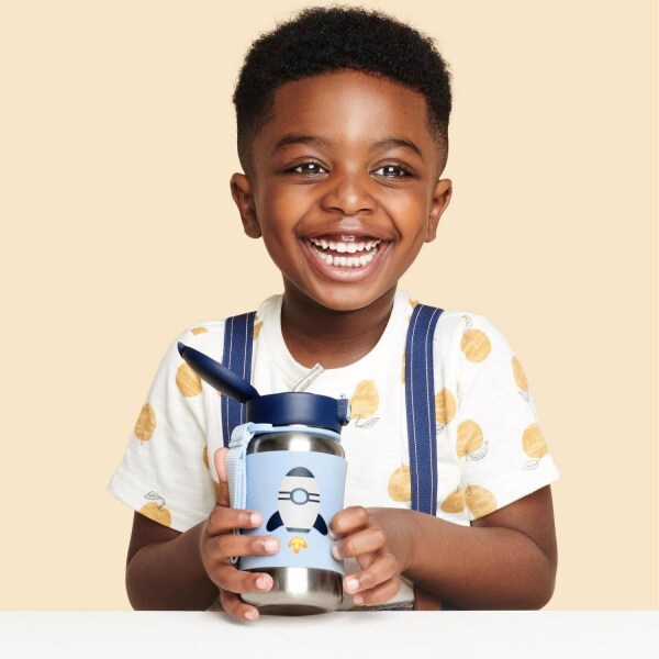 زجاجة مياه سكيب هوب زوو المصنوعة من الفولاذ المقاوم للصدأ بسعة 350 مل - 3