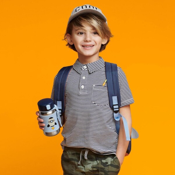 زجاجة مياه سكيب هوب زوو المصنوعة من الفولاذ المقاوم للصدأ بسعة 350 مل - 5