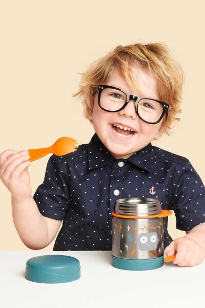 ترمس سكيب هوب زوو من الفولاذ المقاوم للصدأ 325 مل روبوت - 3