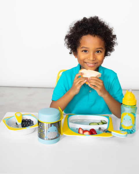 Skip Hop Zoo Paslanmaz Çelik Termos 325 ml Köpek Balığı - 3