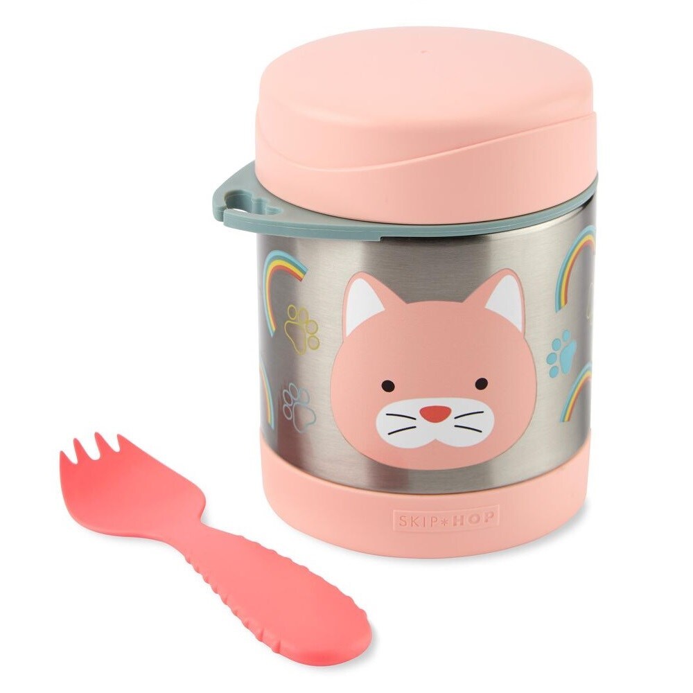 Skip Hop Zoo Paslanmaz Çelik Termos 325 ml Kedi - 2