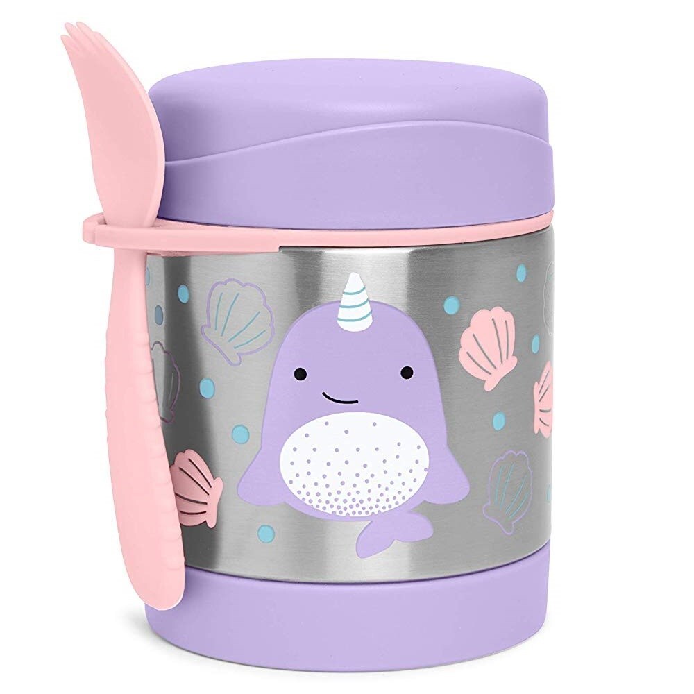 Skip Hop Zoo Paslanmaz Çelik Termos 325 ml Narwhal - 1