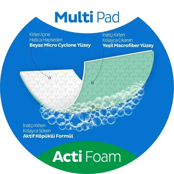 منشفة تنظيف الأسطح النائمة، 30 قطعة، مزيلة للجير - 4