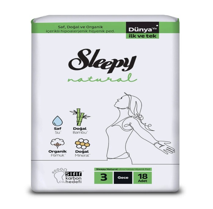 Sleepy Natural Süper Eco Paket Gece 18 Adet - 1