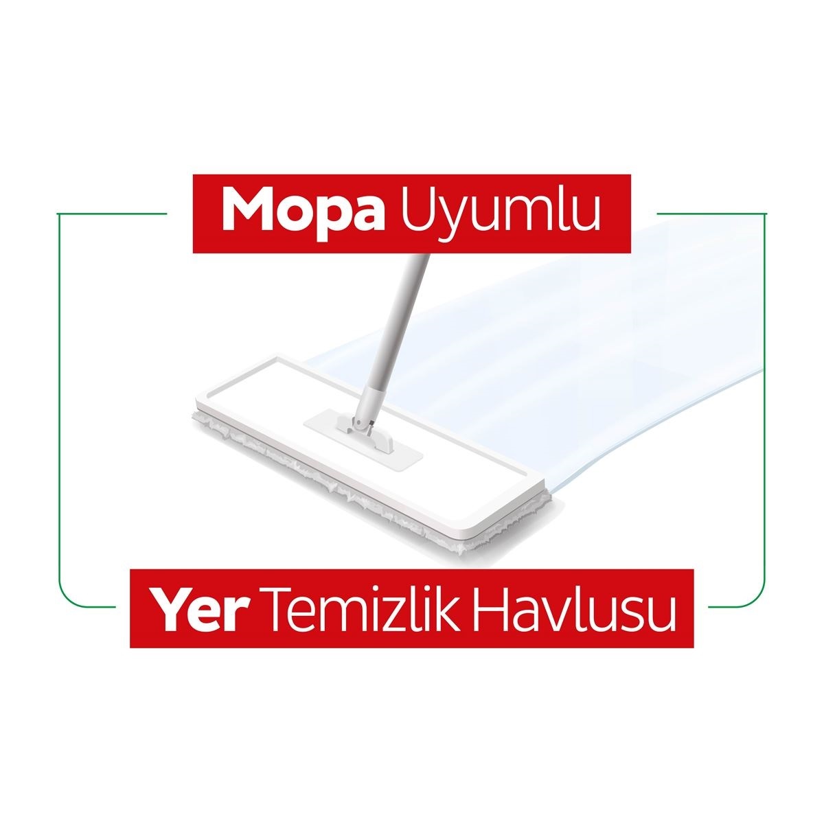 Sleepy Yer Temizlik Havlusu Mop Uyumlu 50 Adet Çamaşır Suyu - 5