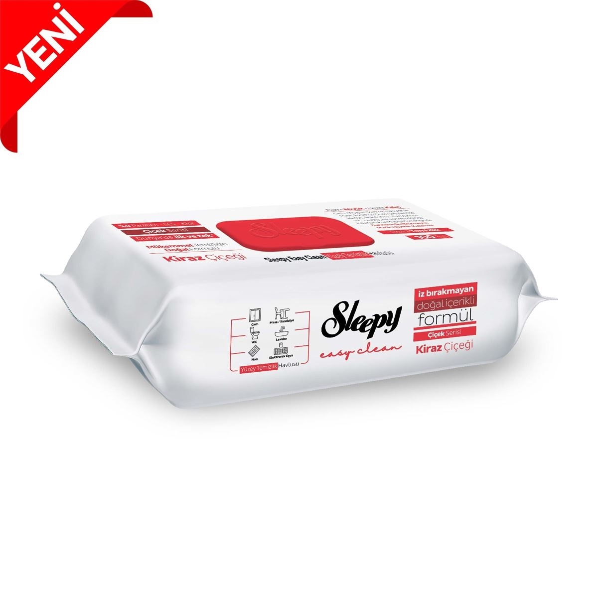 Sleepy Yüzey Temizlik Havlusu 100 Adet Kiraz - 2