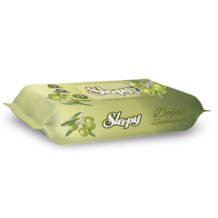 Sleepy Zeytinyağlı Islak Havlu Mendil 25 Yaprak - 1