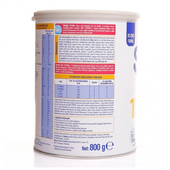 حليب متابعة الأطفال إس إم إيه أوبتيبرو بروبيوتيك 1 للأطفال من عمر 0 ​​إلى 6 أشهر، 800 غرام - 2