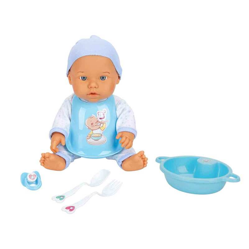 Sunman Bebelou Yemek Zamanı Sesli Bebek Seti 35 Cm 30021 - 4